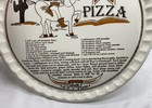 Vintage 1983 Royal China Ceramic 11 5    Texas El Grande Pizza Plate W  Recipe