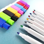 25 Pcs Colorful Magnetic Dry Erase Markers With Eraser Cap  White Board Mini    