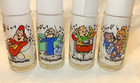 Vintage 1985 Alvin The Chipmunks Chipettes Collector Glasses Complete Set Of 4