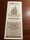 Walt Disney World Magic Kingdom Show Schedule October 16-22 1988 Vtg Brochure