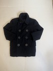Gap Kids Navy Wool Blend Peacoat Jacket Double Breasted Size Xs 4-5