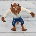5 Lot Vtg Disney Beauty   The Beast Just Toys Bend-ems Bendable Action Figures