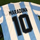 Argentina - Camisa Replica De Futbol Retro  1986  tallaje Americano 