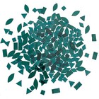 240 Pieces In 5 Shapes Transparent Teal Stained Glass Mosaic Tiles For Mosaic