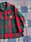Rare Vintage Boy Scouts Of America Boys Life Pedro Wool Plaid Jacket Mens Medium