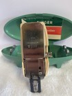 Vintage 1960 Singer Buttonholder Sewing Machine Attachment W original Teal Case