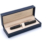 Conklin Word Gauge Carbon Stealth Fountain Pen - Clear Fine Steel Nib