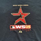 Vintage 2005 Mlb World Series Houston Astros T-shirt 2xl Black