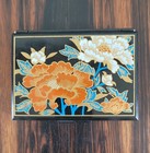Vintage Japanese Small Plastic Tissue Boxes And Lipstick Mirror Compact Four 4