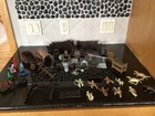 Vintage Louis Marx   Co Western Ranch Playset W  Box  Many Pieces 