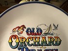 Vtg Old Orchard Beach Me Souvenir Collector Plate Lobster  Sail  Pier  Bather