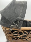 Vintage Antique Victorian Baby Pram Stroller Carriage Buggy Metal   Bentwood