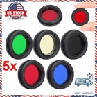 5pc 1 25  31 7mm Telescope Eyepiece Lens Color Filter For Moon Nebula Planet Sun