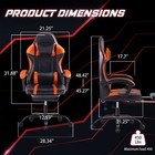 High Back Swivel Chair Racing Gaming Chair Office Desk Chair With Footrest Tier