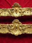 19th Century Stamped Brass Window Cornice Valance - From Its Original Home