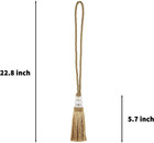 Curtain Tiebacks With Tassel Elegant Decorative Curtain Holdback  2 Pcs Gold 