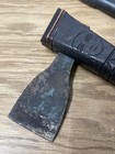Vintage African Style Ceremonial Decorative Hand Carved Tribal Axe And Spear