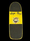 Vintage 1980 s Wipe Out Concave Bill The Cat Yellow Old School Skateboard  Rare