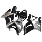 Bodywork Fairing Kit For Kawasaki Ninja Zx6r 2003 2004 Abs Fairings Sliver Black