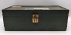 Vintage Gi Joe Foot Locker Storage Wooden Trunk Case Hasbro No Tray
