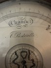 Antique English Mahogany Banjo Barometer Thermometer Large Size