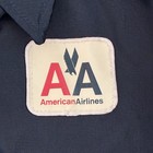 Vintage American Airlines Employee Winter Parka Jacket Blue Xxl