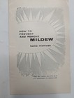 1960 Usda Booklet Prevent Remove Mildew Home Garden Bulletin 68 Cleaning Mold