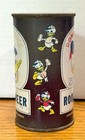  vintage -donald Duck Root Beer Flat Top Soda Can  pre-zip Code 