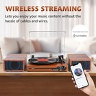 Bluetooth Record Player Multifunctional 3-speed Turntable Vinyl Record