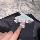 Vintage 1999 Victorias Secret Black Satin Button-up Shirt