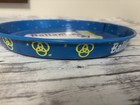 Vtg Ballantine Ale   Beer Tray 12    Blue Metal Serving Tray Double Sided