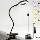 Led Clip On Book Light Desk Lamp With 3 Color Modes 10 Brightness Levels
