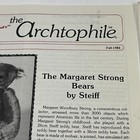 Bear-in-mind s  the Archtophile  Norman Rockwell Winter 1983   Steiff Fall 1982 