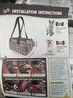 Dog Cat Puppy Booster Car Seat Center Console Secure Travel Seat Pet Handbag