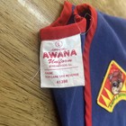 Awana Cubbies Vest Blue With Red Trim Size Large No Patches Free Ship With Track