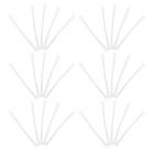  30 Pcs Transparent Worm Loops Clear Luggage Straps Tags For Suitcases