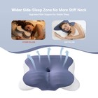 2-in-1 Comfort Sleep Cervical Pillow Neck Memory Foam Ergonomic Neck Pain Relief