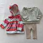 Baby Girl Clothes Bundle 0   6 Months 15pc Rompers Leggings Tops Variety Lot Cute