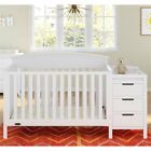 Graco Benton 5 In 1 Convertible Crib And Changer Set In White