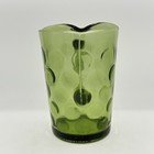 Vintage Mcm Green Hazel Atlas Glass Water Pitcher Jug  El Dorado Pattern
