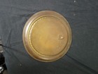 Vintage Solid Brass Wall Hanging Plate Foil Art Made In England