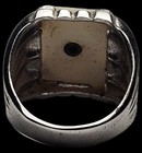 Vintage Fraternal Order Of Eagles Sterling Silver Mop Ring By Uncas Size 7 25
