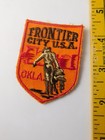 Frontier City Usa Oklahoma Vintage Patch Souvenir Collecttor Crest Cowboy