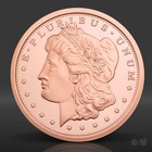 5 Oz Morgan Copper Round  999 Fine Copper Bullion 5 Avdp Ounce