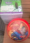 Rare 15 Lb Brunswick Superman Viz A Ball New  In Box Vintage
