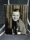 Vintage Photo Young Girl Photo Booth Sepia 1930   s