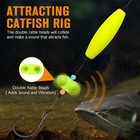 Dovesun 6pcs Catfish Float Rig Santee With 6 0 Circle Hooks - Catfishing Tackle