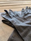 Vintage Long Black Kid Leather Gloves Small Very Soft Not Lined  For Cosplay 