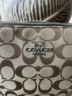 Nwt Coach 12cm Signature Ava Ii F37231 Sv khaki mahogany