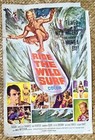 Vintage Original Ride The Wild Surf Movie Theatre Poster Large One Sheet 41 x27 